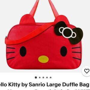 Hello Kitty Duffle Bag with Fun Character Design